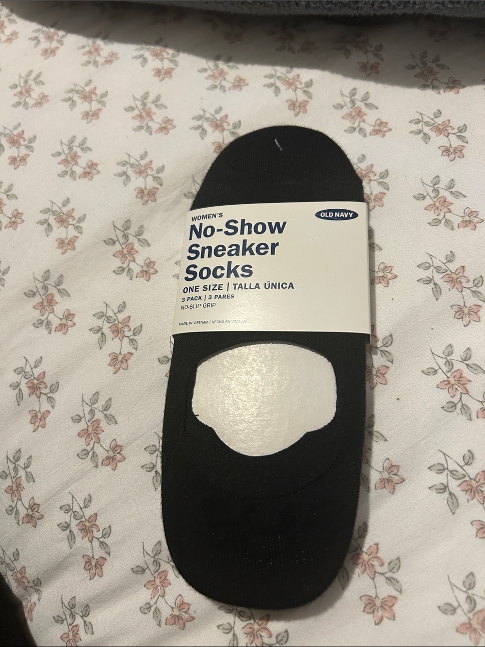 Old Navy Black Women's No-Show Sneaker Socks - 3 Pair